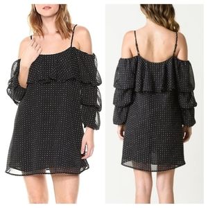 NWT UO Lucca Katie Cold Shoulder Mini Dress XS